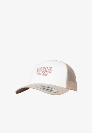 MJ Gonzales TRUCKER - FREE SPIRIT - Kepuraitė - khaki white khaki