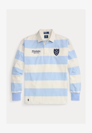 Polo Ralph Lauren, WIMBLEDON VINTAGE FIT RUGBY SHIRT - Pólóing - office blue/deckwash white