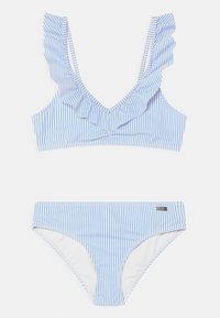 Unselected, light blue/white