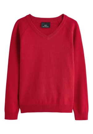 V-NECK REGULAR FIT - Jersey de punto - red
