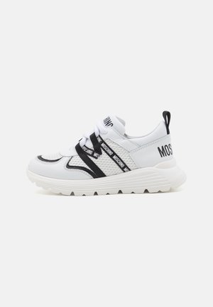 MOSCHINO UNISEX - Sneakers laag - white/black
