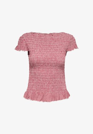 CAP SMOCK - Blusa - barbados cherry