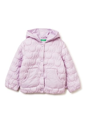 QUILTED  IN PATCH POCKETS ELASTICATED CUFFS AND BOTTOM HEM - Übergangsjacke - violet