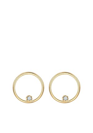 SPARKLING BASIC ELEGANCE - MIT KRISTALLEN VON SWAROVSKI® - Øreringe - gold-coloured