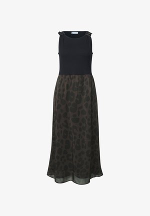 Street One, MIDI-KLEID MIT STRUKTURMIX UND PRINT - Hverdagskjole - molten earth