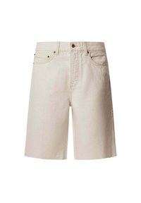 Denimshorts - 9oz ecru linen denim