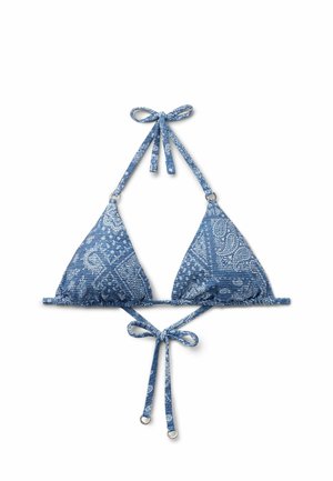 Calzedonia, PAISLEY TRIANGLE - Bikini-Top - blue
