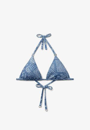 Calzedonia, PAISLEY TRIANGLE - Bikini-Top - blue