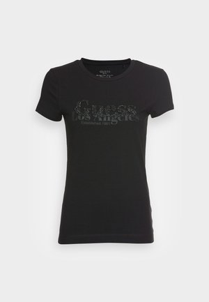 ASTRELLE TEE - T-shirt imprimé - jet black