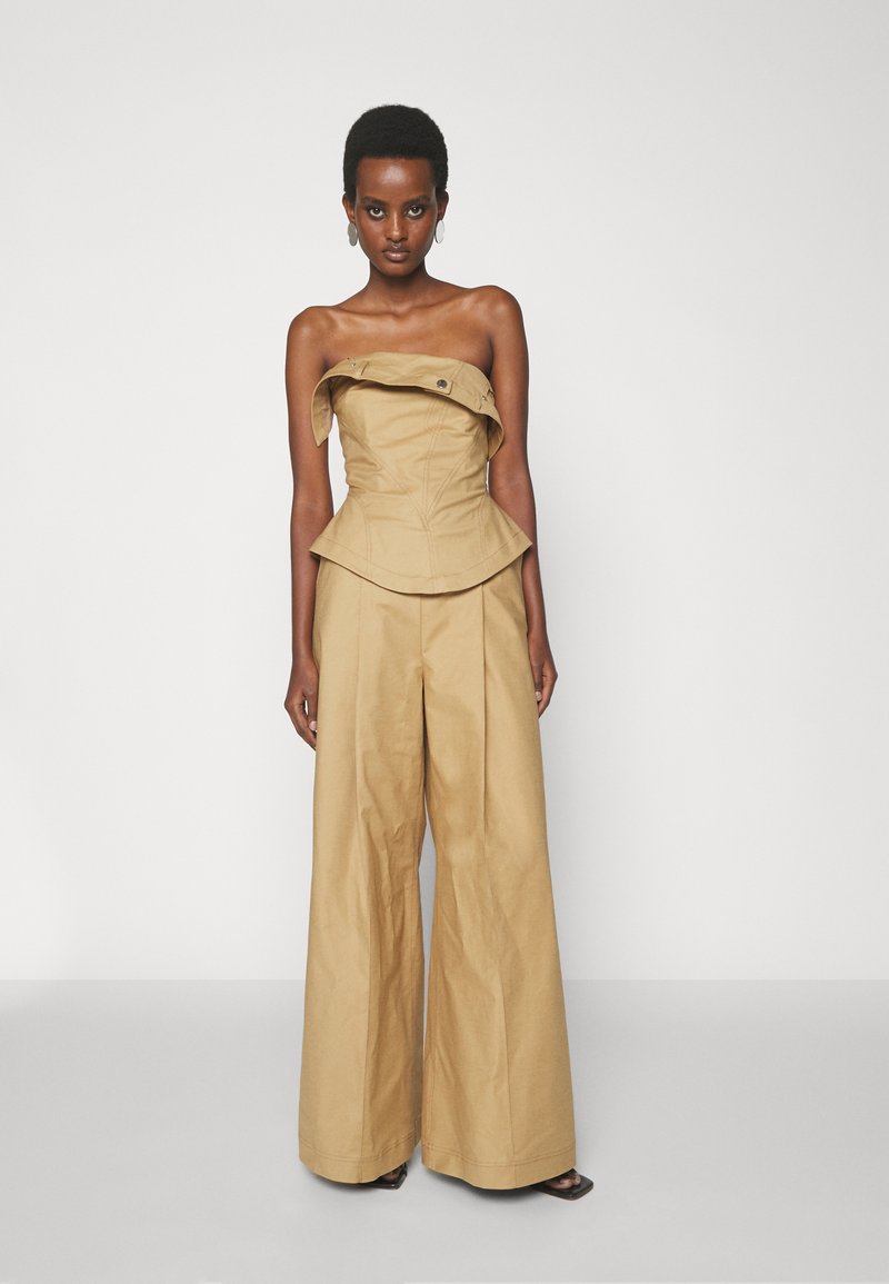 Et Ochs CORSET BUSTIER Jumpsuit oak/camel Zalando.ie