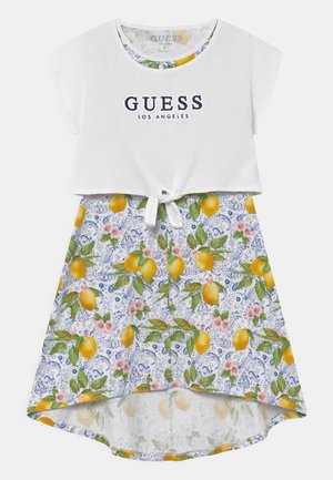 JUNIOR STRETCH DRESS - Jerseykjole - white