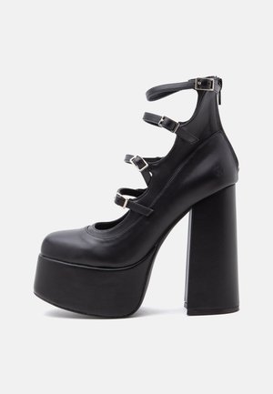 Koi Footwear, GURREN STRAPPY PLATFORM - Obuv na platformovom opätku - black