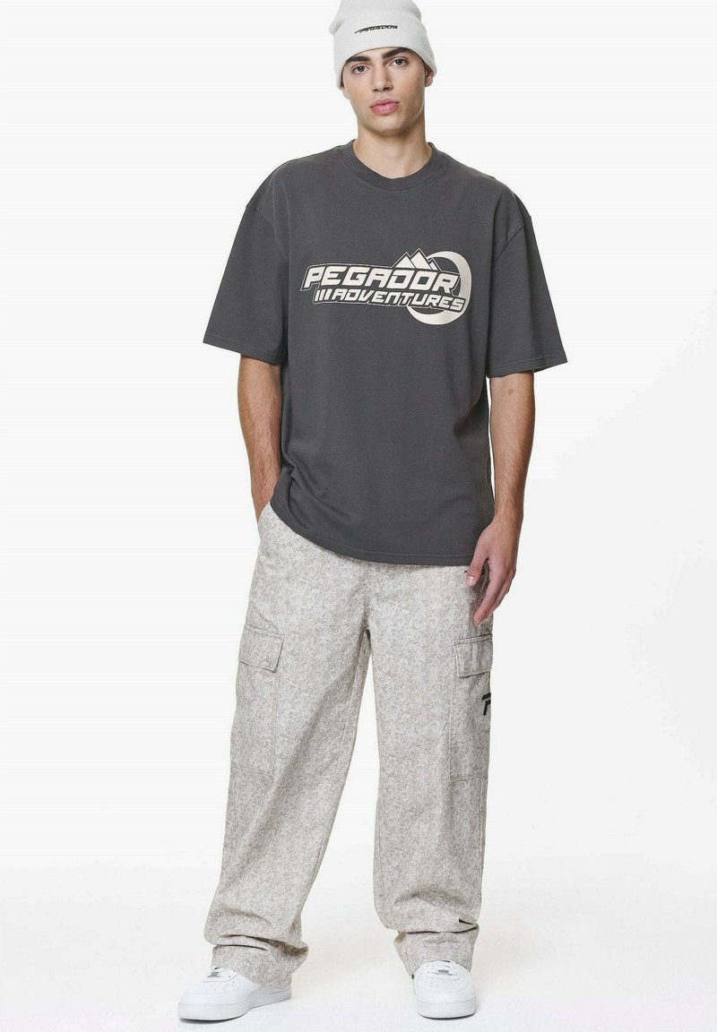 Pegador T-shirt print grijs