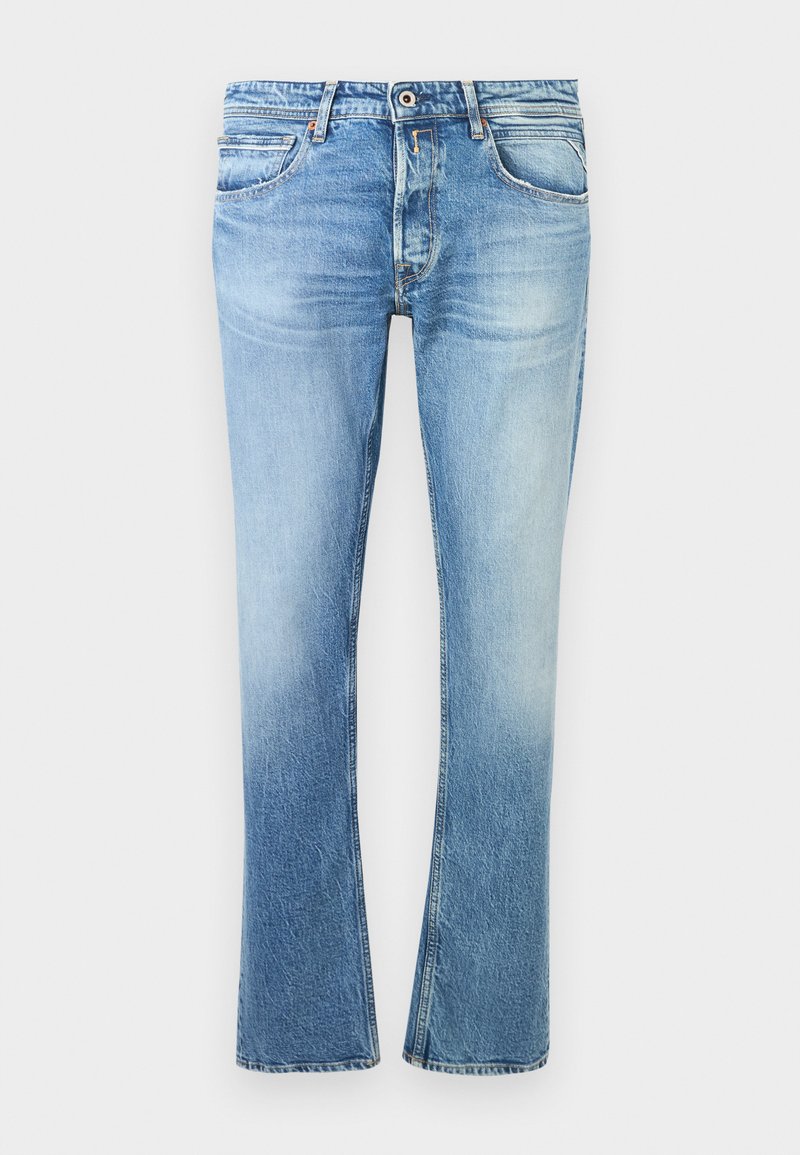 Replay GROVER - Vaqueros rectos - medium blue/blue denim - Zalando.es
