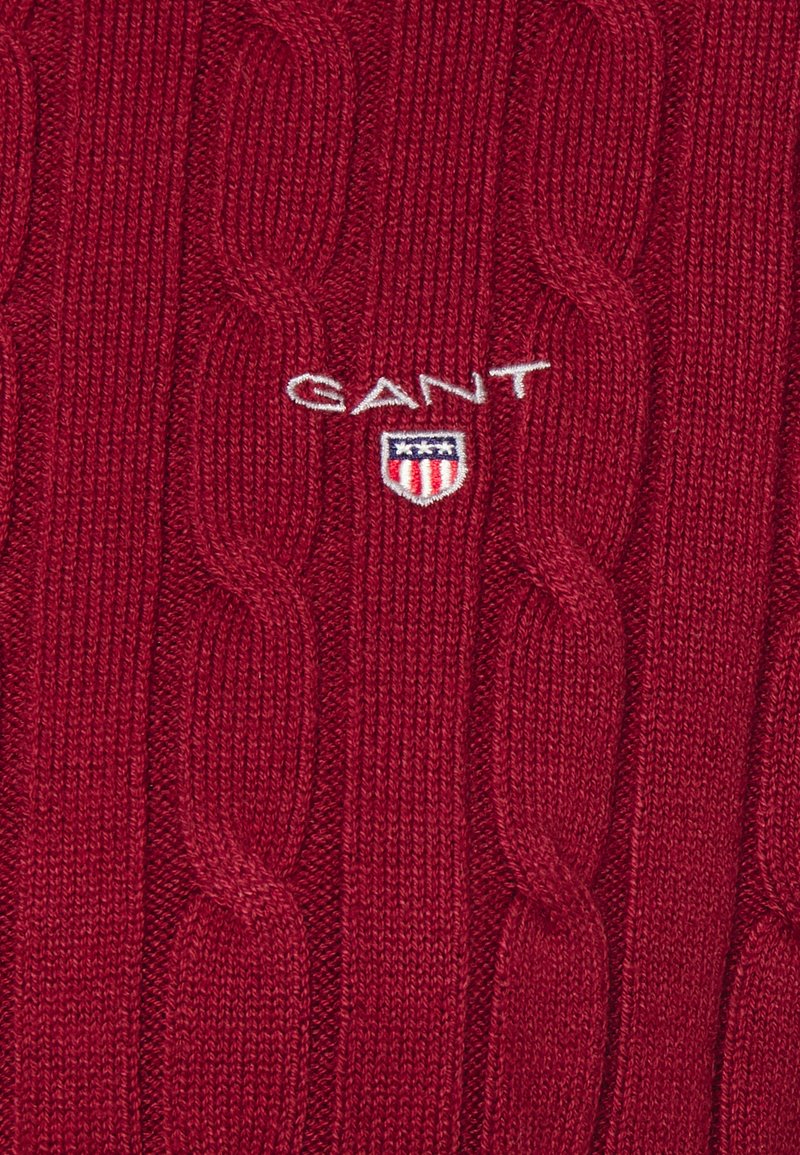 Damen Strickjacken | GANT STRETCH CABLE TURTLE NECK Strickpullover plumped red/bordeaux - FZ01441 Damen Strickjacken | GANT STRETCH CABLE TURTLE NECK Strickpullover plumped red/bordeaux - FZ01441