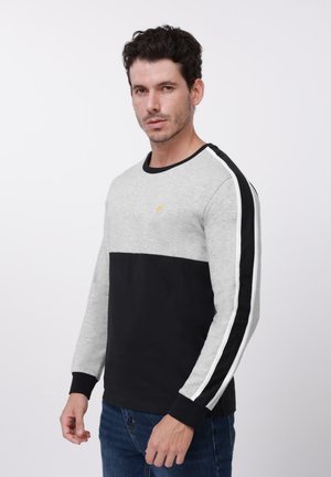 Μπλούζα με μακριά μανίκια - grey/black