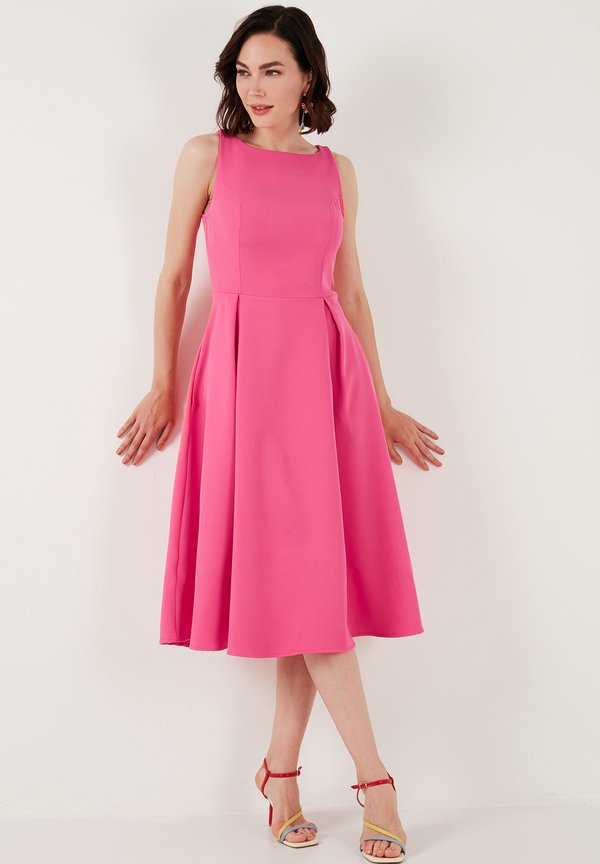 MIDI - Freizeitkleid - fuchsia