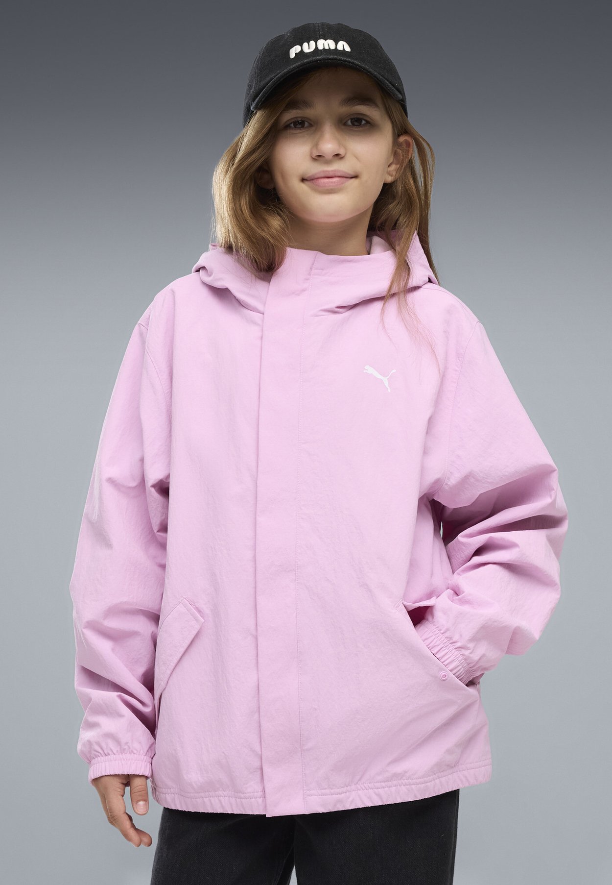 PUMA FLEECE LINED RELAXED JACKE UNISEX - Light jacket - mauve glow