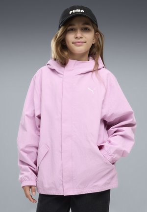 Puma, FLEECE LINED RELAXED JACKE UNISEX - Overgangsjakke - mauve glow