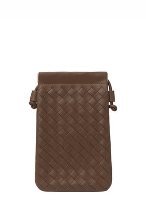 SHOULDER - Mobiltaske - taupe