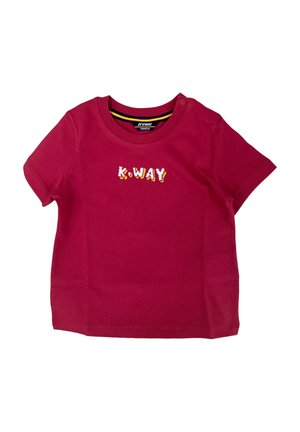PETE CLOUDY - T-shirt con stampa - dk pink