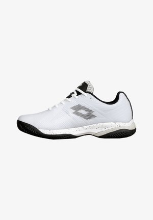 Lotto MIRAGE 300 III CLAY - Tennisschuh für Sandplätze - weiss schwarz