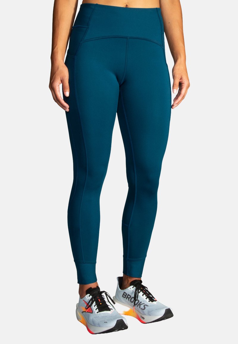 Brooks MOMENTUM THERMAL TIGHT - Legingi - ocean drive