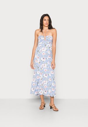 Abercrombie & Fitch HALTER DRESS  - Vestido de dia - blue