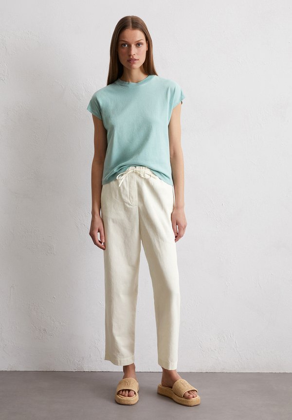 CUT-ON SLEEVE - Basic T-shirt - pure teal4