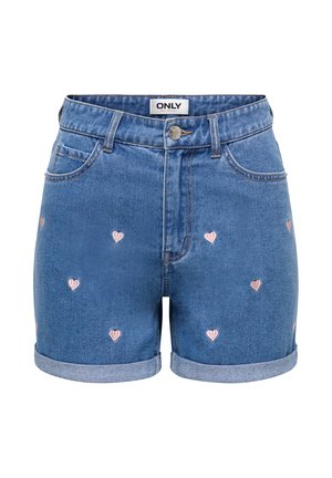 ONLY, ONLVEGA High waist Mom Fit - Short en jean - medium blue denim