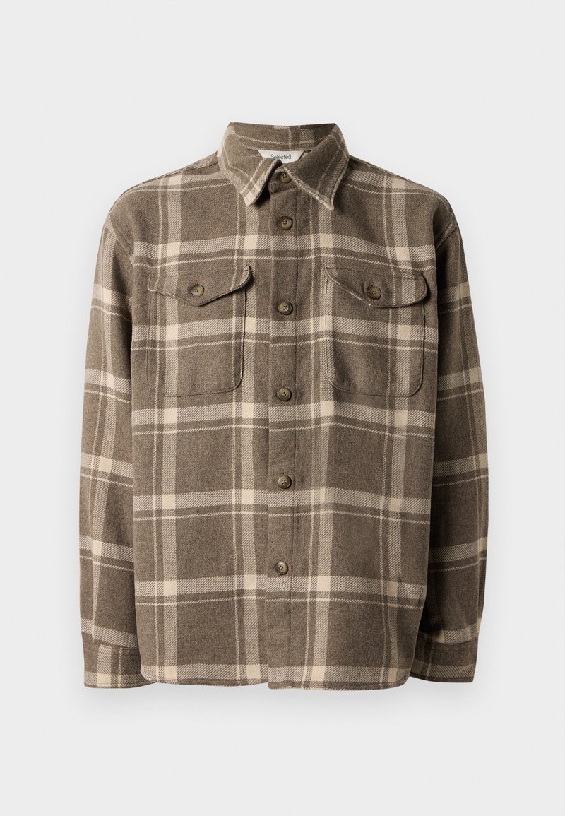 Selected Homme Overhemd bruin