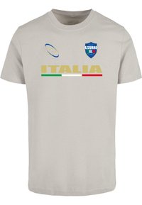 ITALIA TRIKOT - Nyomott mintás póló - lightasphalt