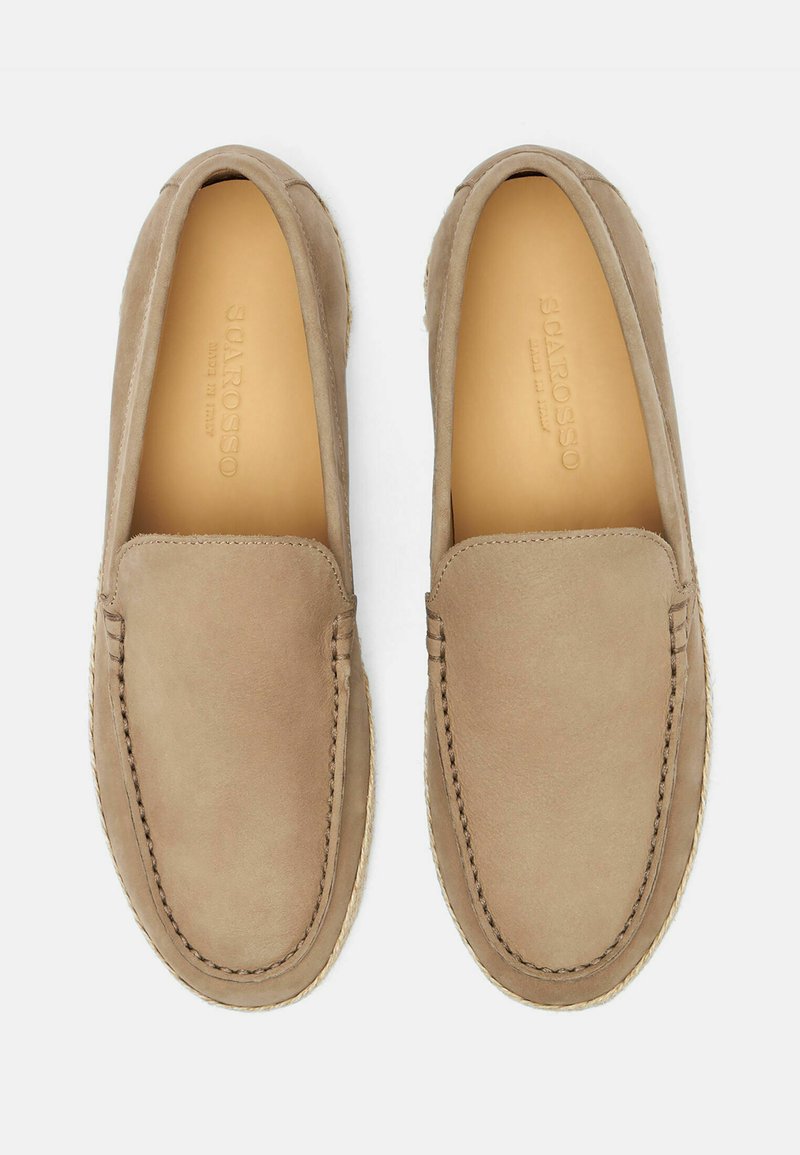 Alpargatas De Lino Con Cordón Taupe Marrón - Cómodas Y Veraniegas, Suela De Goma Y Detalle De Esparto