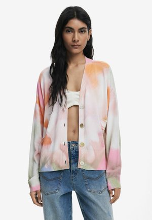 Desigual DYE FLORAL - Cardigan - white