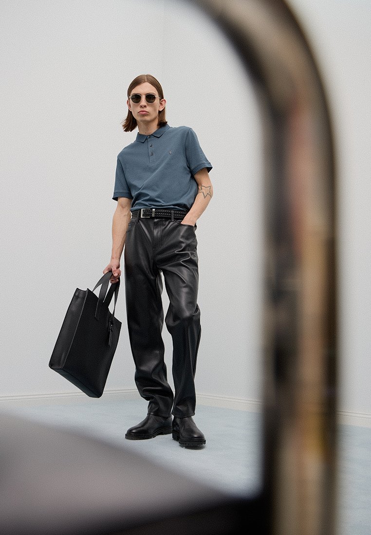 AllSaints Poloshirt blauw AllSaints Poloshirt blauw