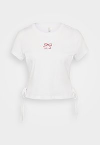 ONLCARLA LIFE DETAIL - T-shirt print - bright white