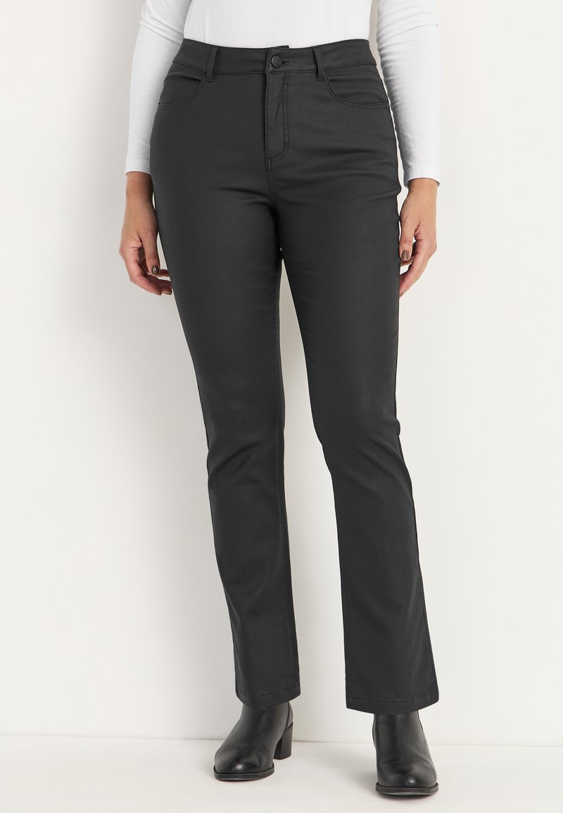 Cellbes of Sweden COATED WITH STRAIGHT LEGS - Broek - black