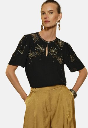 PETITE FIT  - Bluse - black gold