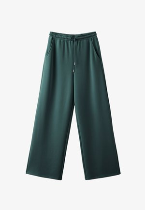 Stradivarius, Pantalon classique - mottled dark green