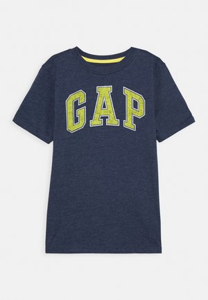 BOYS NEW ARCH SCREEN - Print T-shirt - navy heather