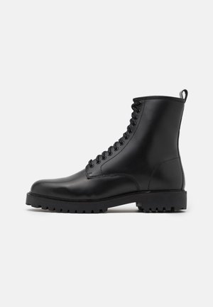 SEAN TALL LACE UP BOOT - Šněrovací kotníkové boty - black