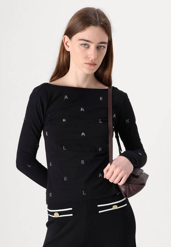 RHINESTONE OPEN BACK - Long sleeved top3