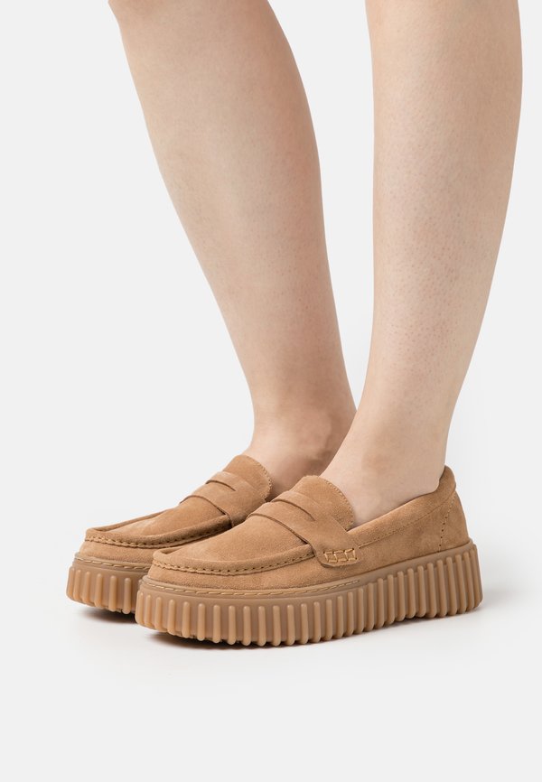 TORHILL PENNY - Slip-ons - light tan