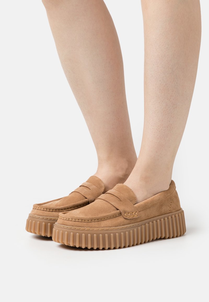 Clarks - TORHILL PENNY - Slip-ons - light tan, Enlarge