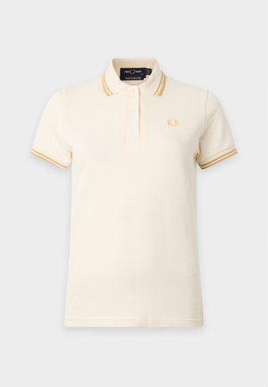 Fred Perry, TWIN TIPPED SHIRT - Polo - ecru/champ