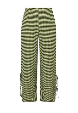 Yours Clothing, WOMEN'S WIDE LEG TROUSERS - Stoffhose - khaki