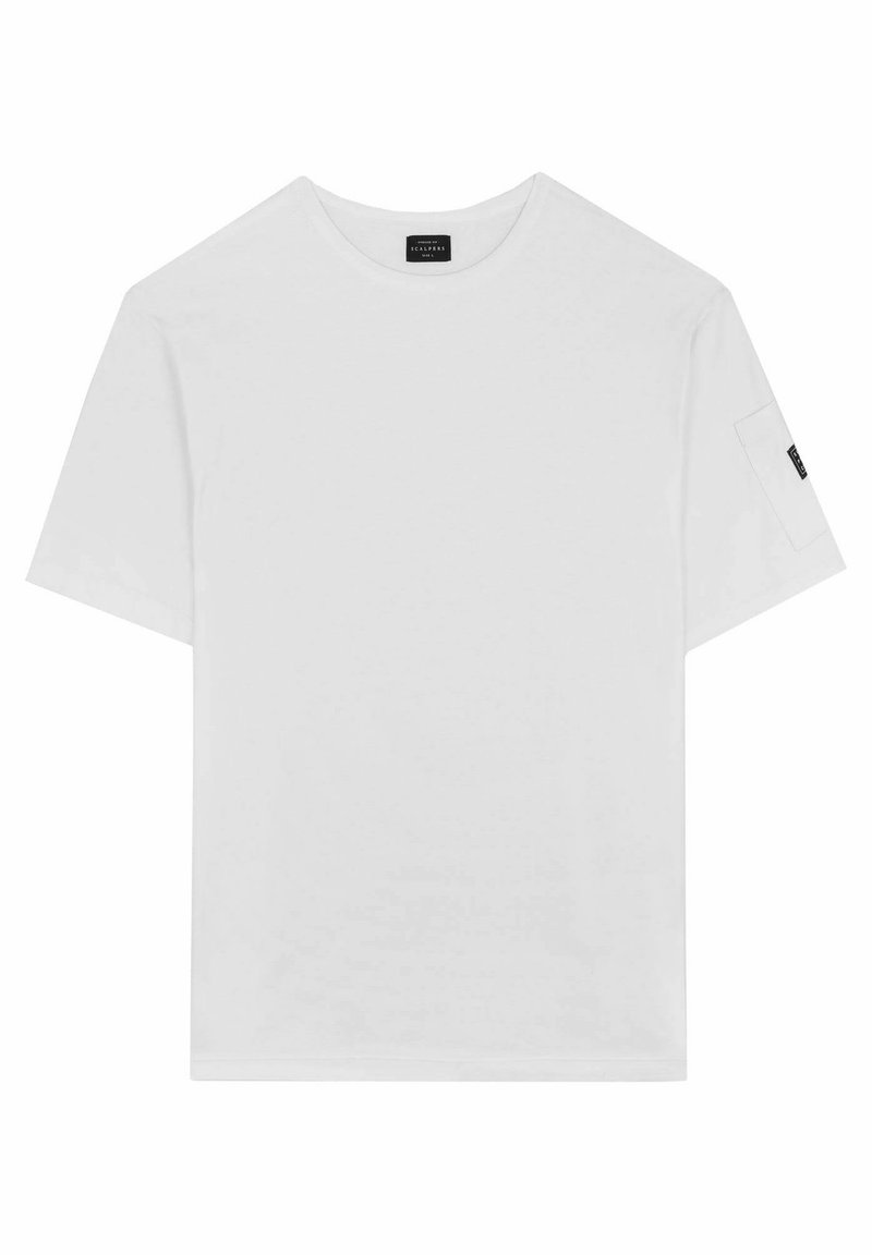 Scalpers SLEEVE POCKET TShirt basic white/weiß Zalando.at
