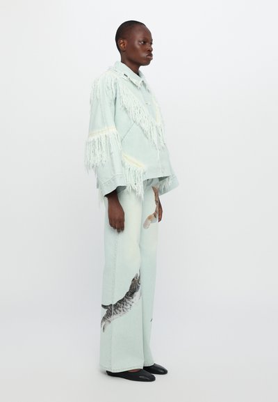 Ksenia Schnaider COWBOY JACKET WITH VINTAGE EFFECT - Τζιν μπουφάν - vintage blue