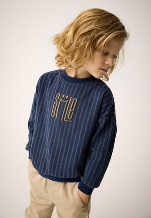 Minymo, SWEATSHIRT LONG SLEEVE Y/D - Sweatshirt - dark sapphire