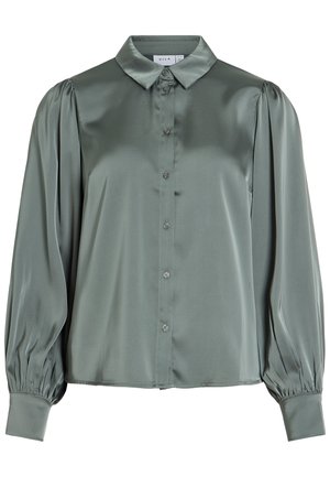 VILA, VIENNA RAVENNA L/S BALLOON SHIRT - NOOS - Hemdbluse - balsam green